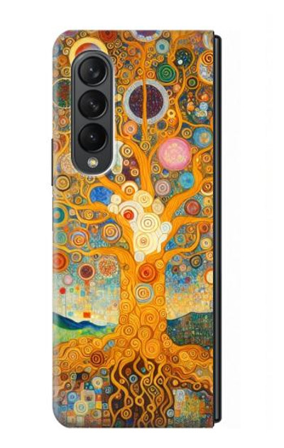 S4007 Tree of Life Painting Case Cover Custodia per Samsung Galaxy Z Fold 3 5G