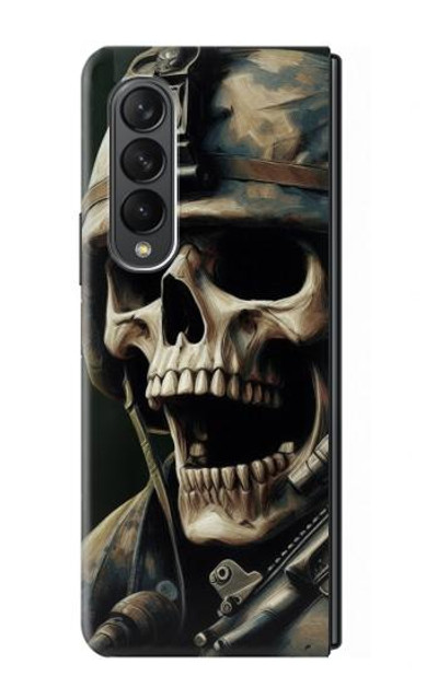 S4017 Skull Soldier Case Cover Custodia per Samsung Galaxy Z Fold 3 5G