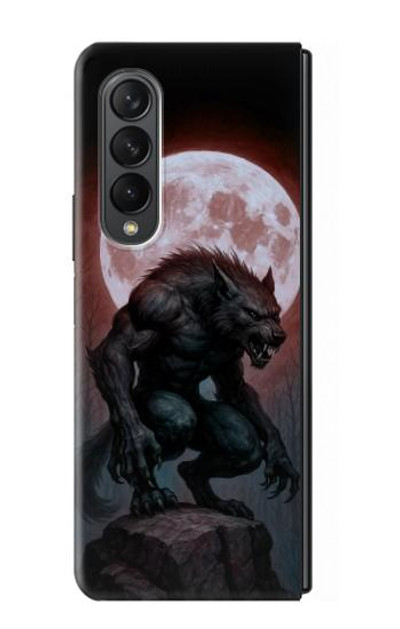 S4024 Werewolf Blood Moon Case Cover Custodia per Samsung Galaxy Z Fold 3 5G