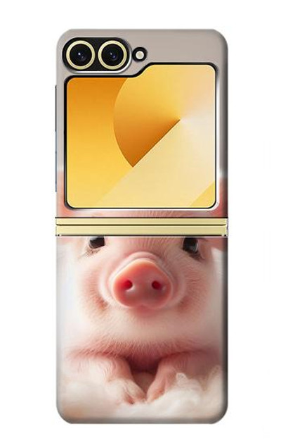 S3979 Cute Baby Pig Case Cover Custodia per Samsung Galaxy Z Flip 6