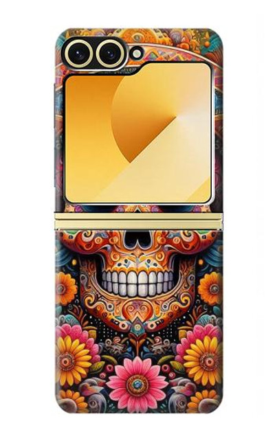 S3999 Mexican Skull Painting Case Cover Custodia per Samsung Galaxy Z Flip 6