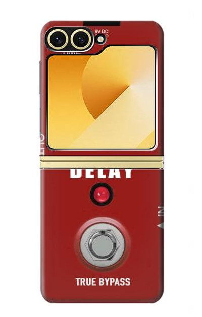 S4011 Red Guitar Analog Delay Graphic Case Cover Custodia per Samsung Galaxy Z Flip 6