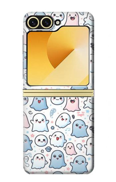 S4013 Seamless Cute Ghost Pattern Case Cover Custodia per Samsung Galaxy Z Flip 6