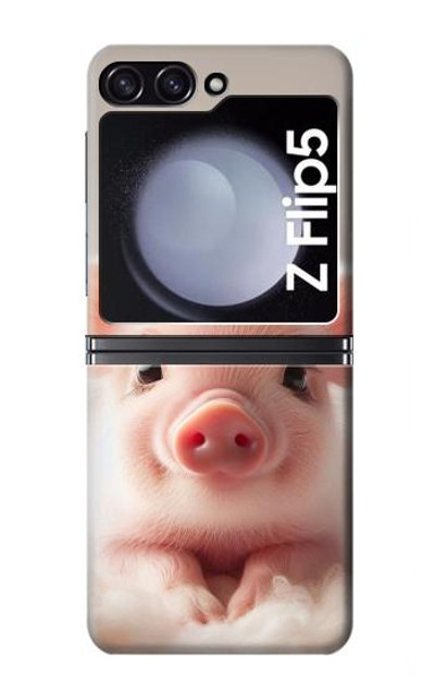 S3979 Cute Baby Pig Case Cover Custodia per Samsung Galaxy Z Flip 5