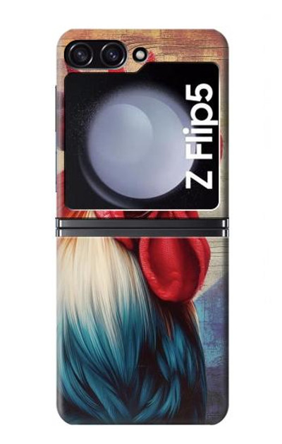 S3987 French Rooster Case Cover Custodia per Samsung Galaxy Z Flip 5