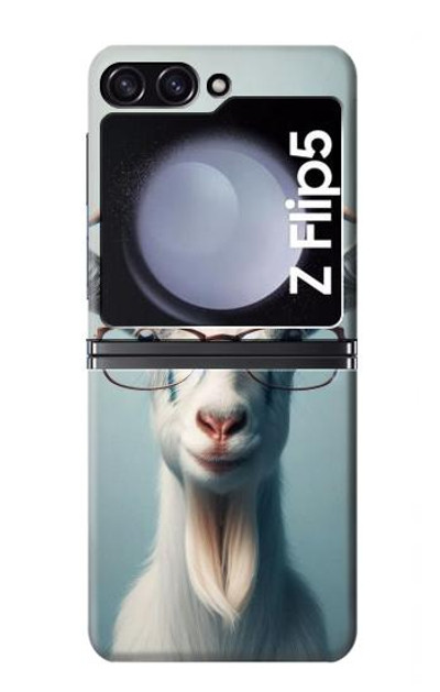 S3991 Goat Glasses Case Cover Custodia per Samsung Galaxy Z Flip 5