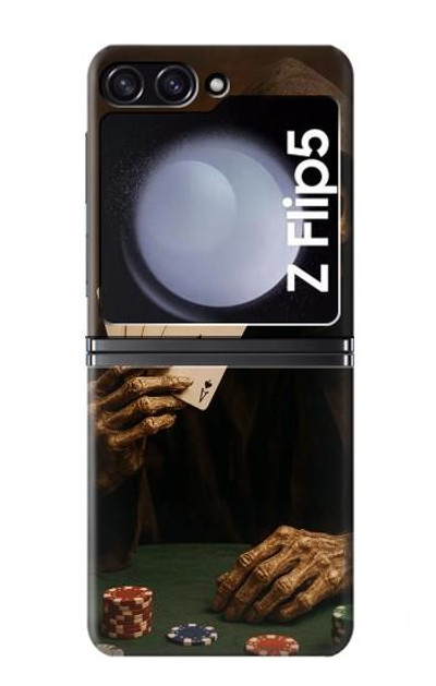 S3994 Grim Reaper Poker Win Case Cover Custodia per Samsung Galaxy Z Flip 5
