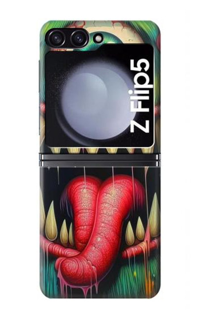 S4000 Monster Graffiti Wall Art Case Cover Custodia per Samsung Galaxy Z Flip 5