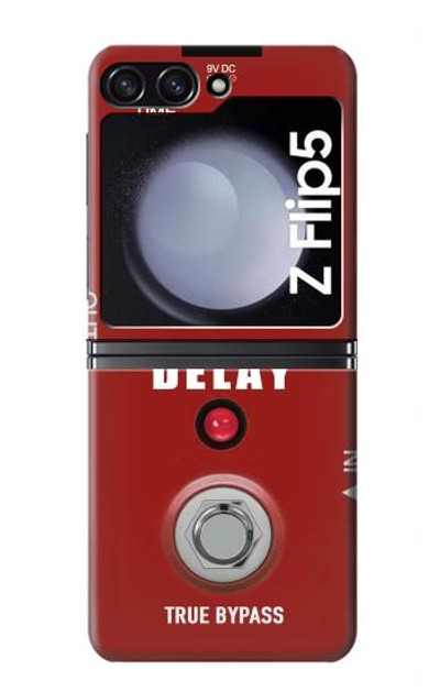 S4011 Red Guitar Analog Delay Graphic Case Cover Custodia per Samsung Galaxy Z Flip 5