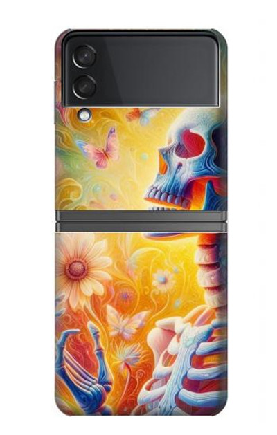 S3976 Colorful Skeleton Case Cover Custodia per Samsung Galaxy Z Flip 4