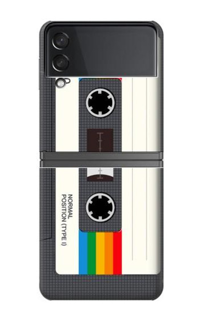 S4023 Vintage Rainbow Compact Cassette Case Cover Custodia per Samsung Galaxy Z Flip 4