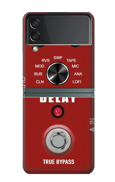 S4011 Red Guitar Analog Delay Graphic Case Cover Custodia per Samsung Galaxy Z Flip 3 5G