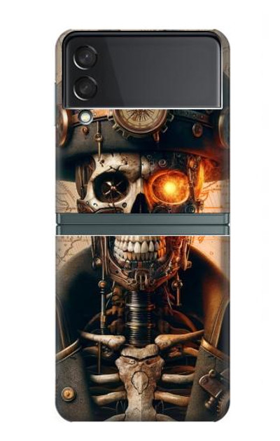 S4018 Steampunk Pirate Skull Case Cover Custodia per Samsung Galaxy Z Flip 3 5G