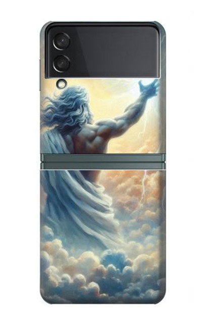 S4028 Zeus God Thunder Power Case Cover Custodia per Samsung Galaxy Z Flip 3 5G