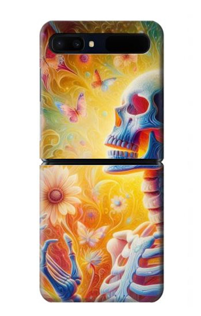 S3976 Colorful Skeleton Case Cover Custodia per Samsung Galaxy Z Flip 5G