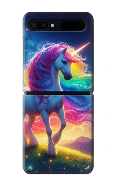 S3977 Colorful Unicorn Case Cover Custodia per Samsung Galaxy Z Flip 5G