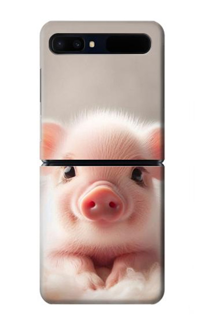 S3979 Cute Baby Pig Case Cover Custodia per Samsung Galaxy Z Flip 5G