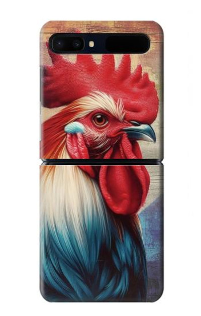S3987 French Rooster Case Cover Custodia per Samsung Galaxy Z Flip 5G