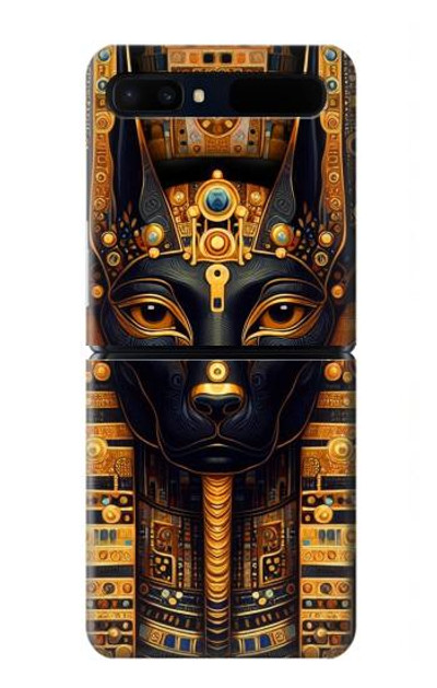 S3992 Gold Black Anubis Case Cover Custodia per Samsung Galaxy Z Flip 5G