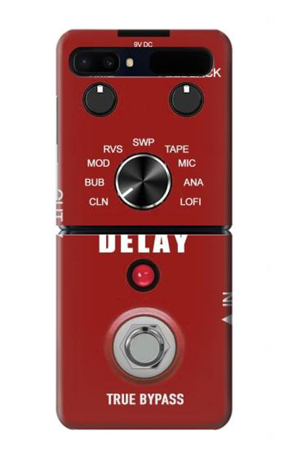 S4011 Red Guitar Analog Delay Graphic Case Cover Custodia per Samsung Galaxy Z Flip 5G