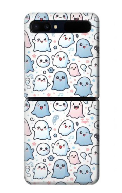 S4013 Seamless Cute Ghost Pattern Case Cover Custodia per Samsung Galaxy Z Flip 5G