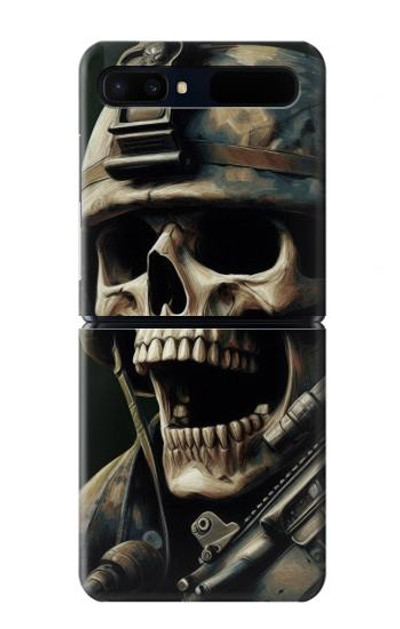 S4017 Skull Soldier Case Cover Custodia per Samsung Galaxy Z Flip 5G
