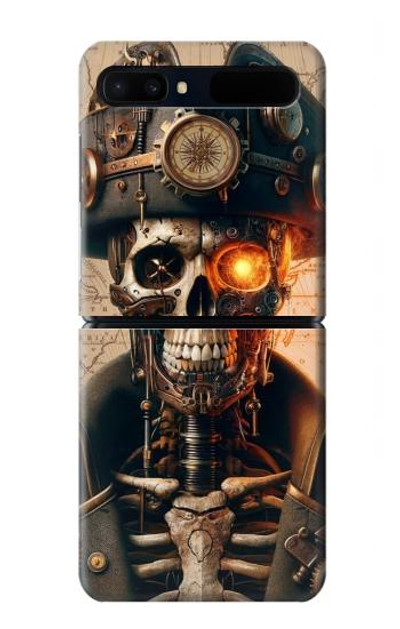 S4018 Steampunk Pirate Skull Case Cover Custodia per Samsung Galaxy Z Flip 5G