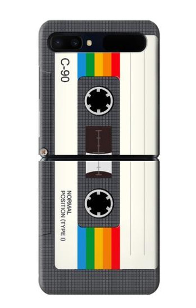 S4023 Vintage Rainbow Compact Cassette Case Cover Custodia per Samsung Galaxy Z Flip 5G