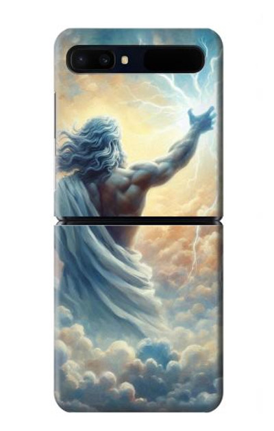 S4028 Zeus God Thunder Power Case Cover Custodia per Samsung Galaxy Z Flip 5G