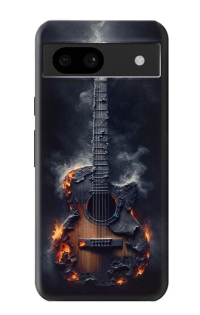 S3972 Burned Acoustic Guitar Graphic Case Cover Custodia per Google Pixel 8a