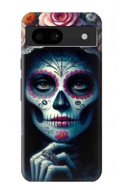 S3990 Girl Skull Steam Punk Gothic Case Cover Custodia per Google Pixel 8a