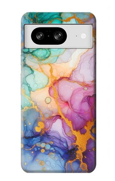 S4001 Multicolored Abstract Lilac Emerald Case Cover Custodia per Google Pixel 8