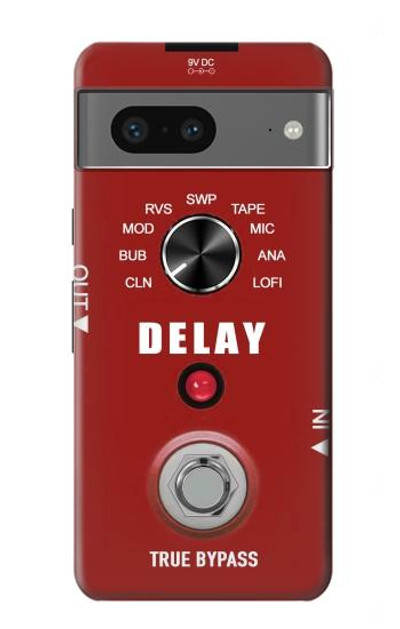 S4011 Red Guitar Analog Delay Graphic Case Cover Custodia per Google Pixel 7