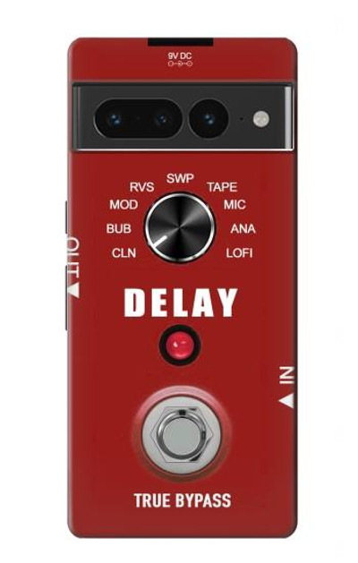 S4011 Red Guitar Analog Delay Graphic Case Cover Custodia per Google Pixel 7 Pro