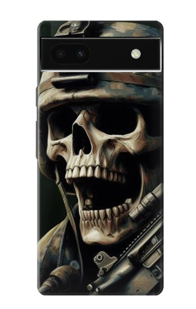 S4017 Skull Soldier Case Cover Custodia per Google Pixel 6a
