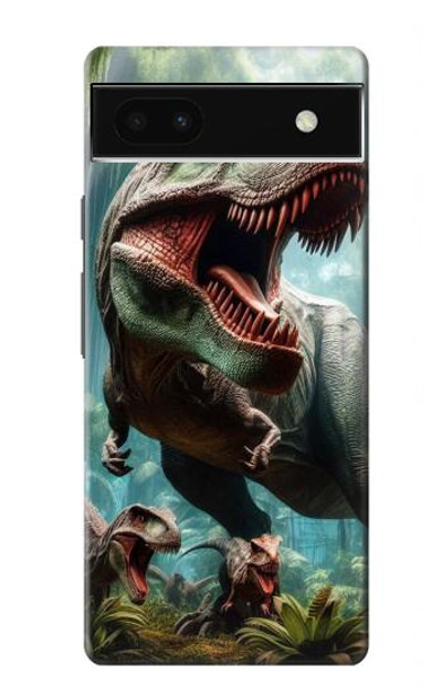 S4021 T-rex Dinosaur Jurassic Case Cover Custodia per Google Pixel 6a