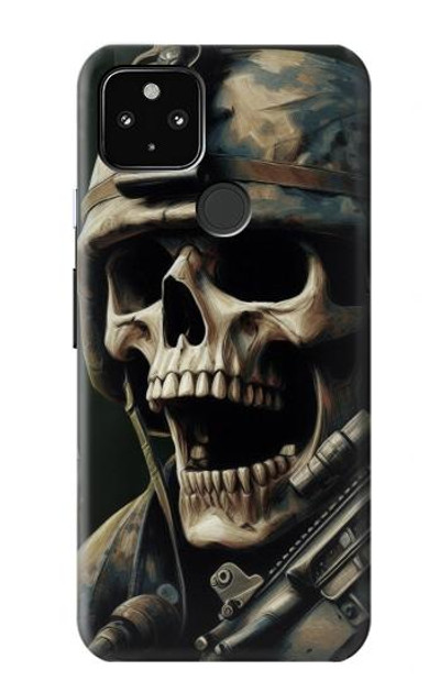 S4017 Skull Soldier Case Cover Custodia per Google Pixel 4a 5G