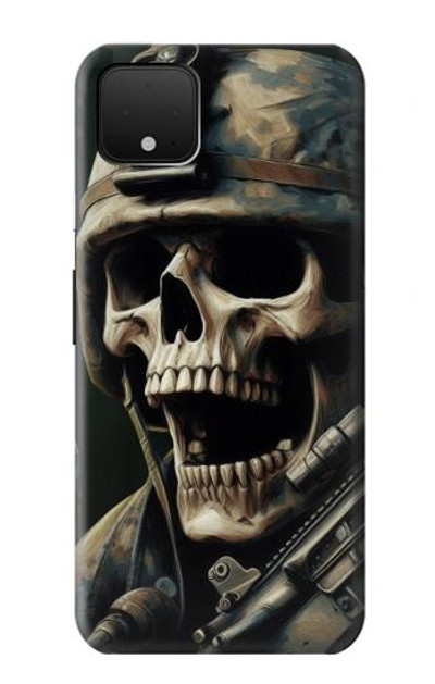 S4017 Skull Soldier Case Cover Custodia per Google Pixel 4