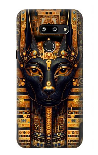 S3992 Gold Black Anubis Case Cover Custodia per LG G8 ThinQ