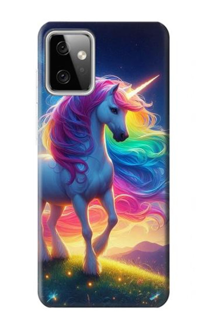 S3977 Colorful Unicorn Case Cover Custodia per Motorola Moto G Power (2023) 5G