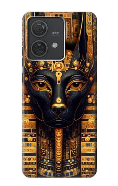 S3992 Gold Black Anubis Case Cover Custodia per Motorola Edge 40 Neo