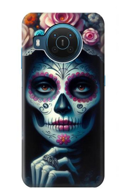S3990 Girl Skull Steam Punk Gothic Case Cover Custodia per Nokia X20