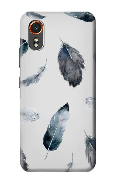 S3085 Feather Paint Pattern Case Cover Custodia per Samsung Galaxy XCover7