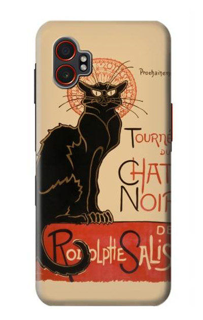 S2739 Chat Noir Black Cat Vintage Case Cover Custodia per Samsung Galaxy XCover7 Pro