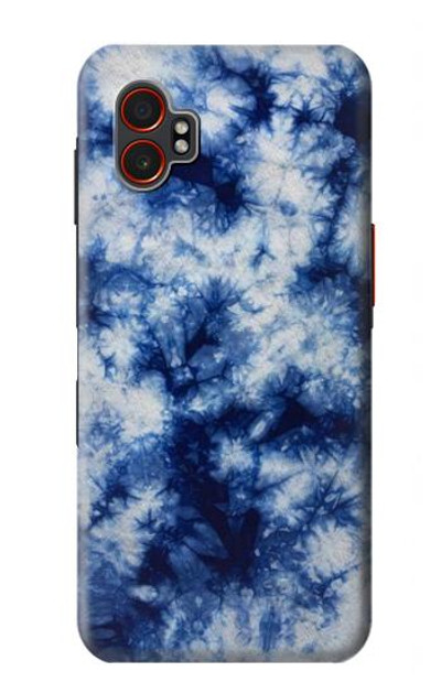 S3439 Fabric Indigo Tie Dye Case Cover Custodia per Samsung Galaxy XCover7 Pro
