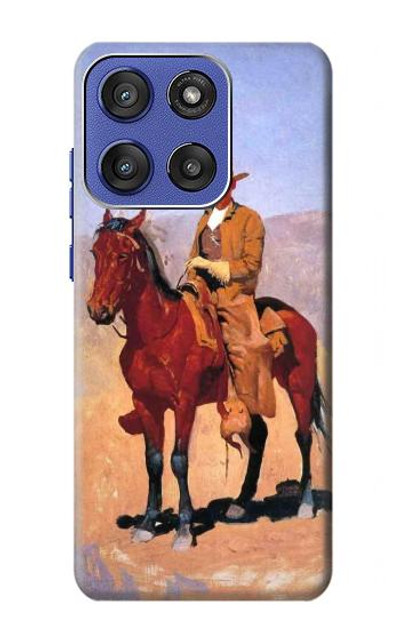 S0772 Cowboy Western Case Cover Custodia per Motorola Moto G Stylus 5G (2025), Edge 60 Stylus