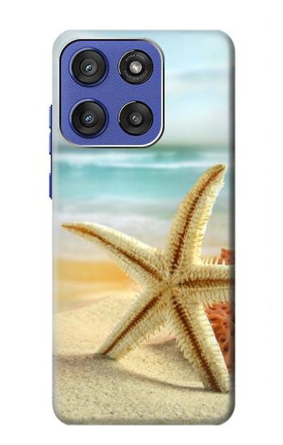 S1117 Starfish on the Beach Case Cover Custodia per Motorola Moto G Stylus 5G (2025), Edge 60 Stylus
