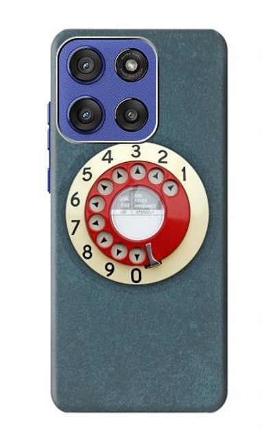 S1968 Rotary Dial Telephone Case Cover Custodia per Motorola Moto G Stylus 5G (2025), Edge 60 Stylus