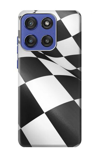 S2408 Checkered Winner Flag Case Cover Custodia per Motorola Moto G Stylus 5G (2025), Edge 60 Stylus