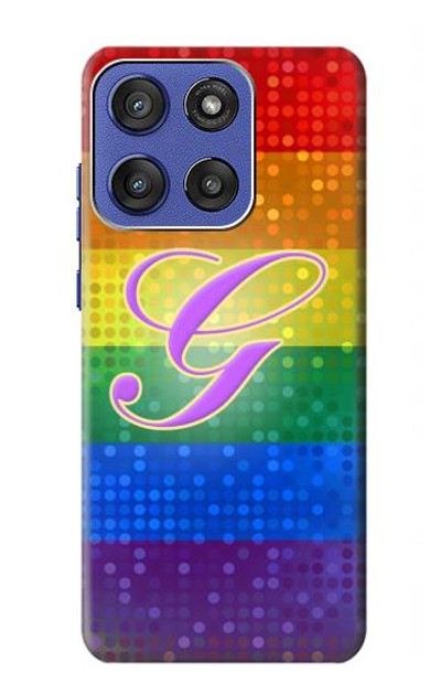 S2899 Rainbow LGBT Gay Pride Flag Case Cover Custodia per Motorola Moto G Stylus 5G (2025), Edge 60 Stylus